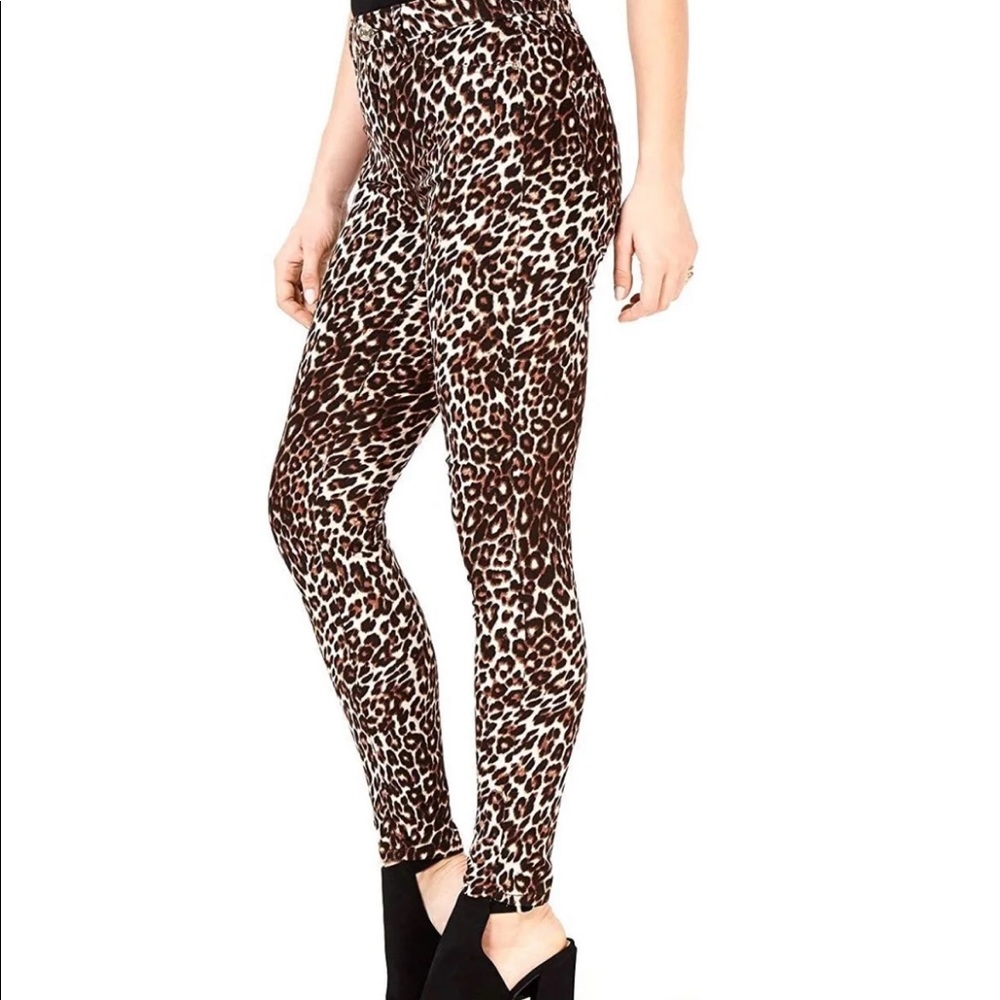 Guess 1981 skinny leopard jeans